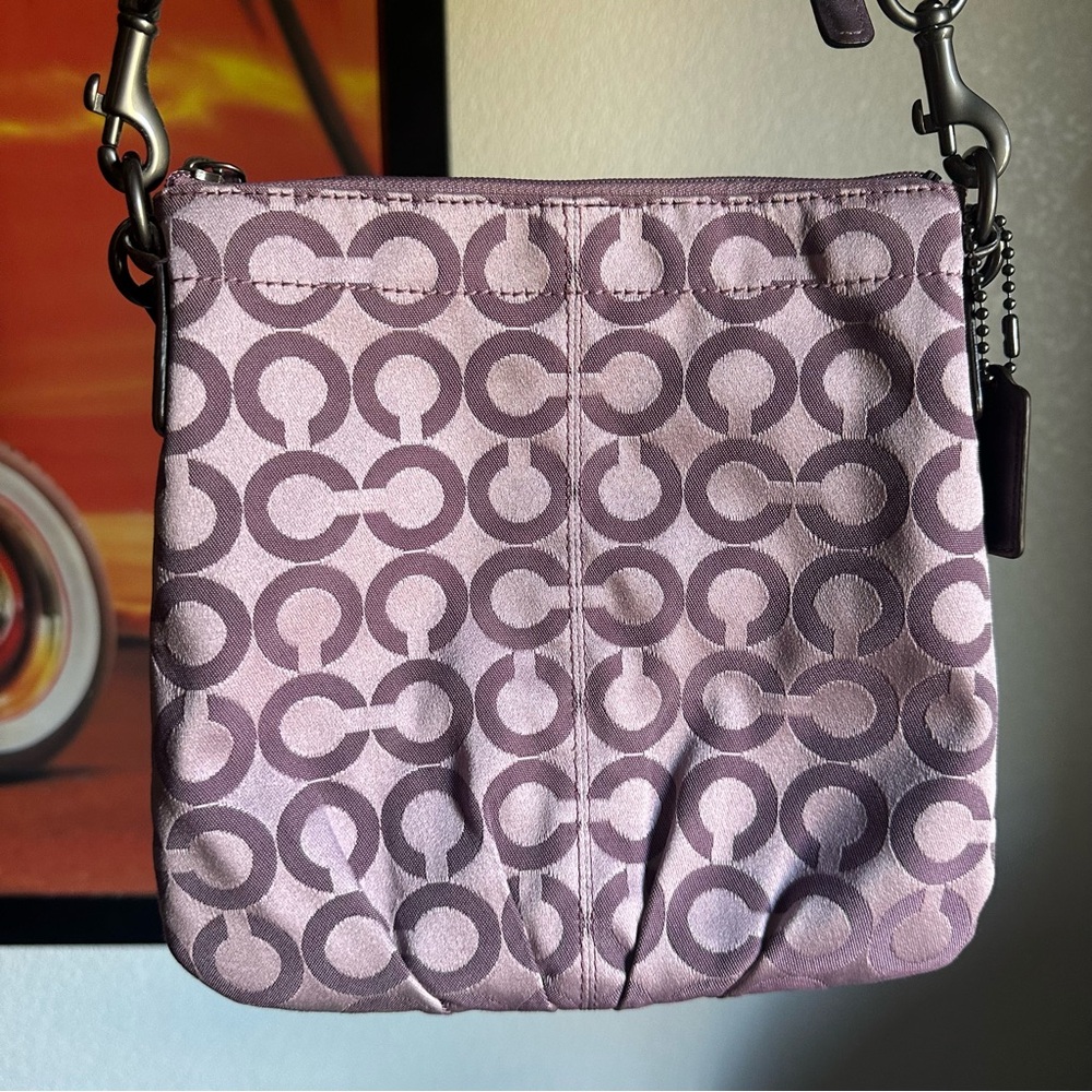 Coach Purple Crossbody Summer Boho Chic